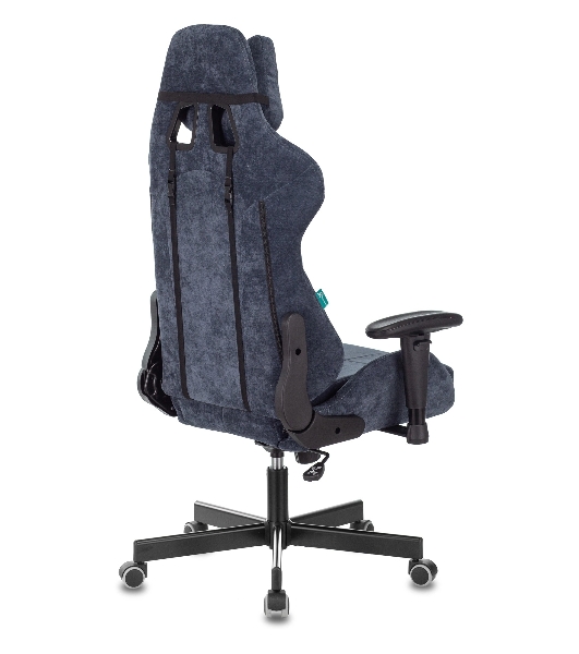 Кресло Бюрократ VIKING KNIGHT LT27 FABRIC синий, ткань, 120 кг, механизм качания