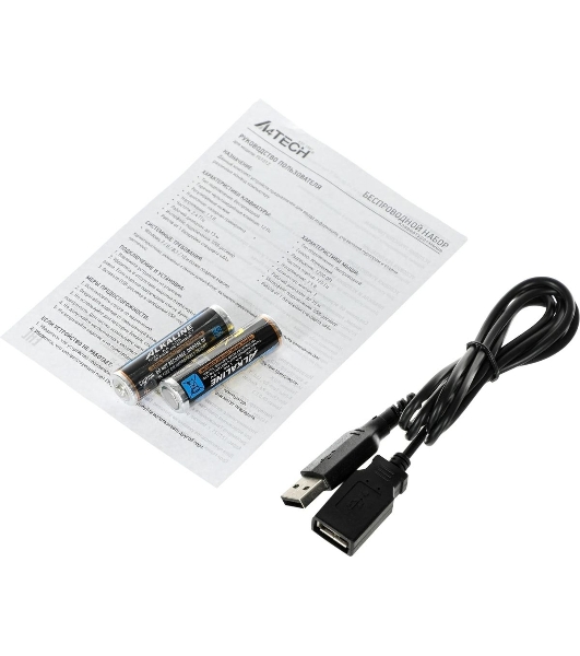 Комплект клавиатура+мышь A4Tech FStyler FG1012 беспроводной, USB, 1200 DPI, белый