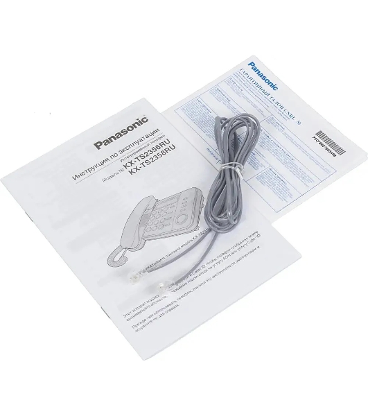 Телефон проводной Panasonic KX-TS2356RUB черный АОН,Caller ID,ЖКД,блокировка набора,выключение микрофона