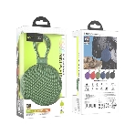 Портативная колонка круглая HOCO BS60 зеленый, фото3