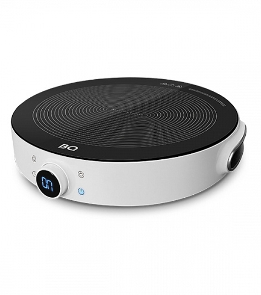 Плита настольная индукционная BQ HP101W белый, 2.2 кВт, индукция, конфорки - 1, стеклокерамика, поворотные переключатели, сенсор