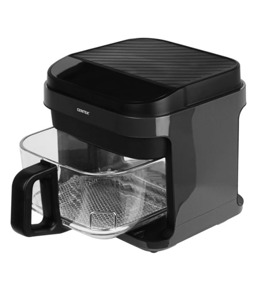 Аэрогриль Centek CT-3101 черный, 1350 Вт, 5.5 л, сенсор, 7 программ