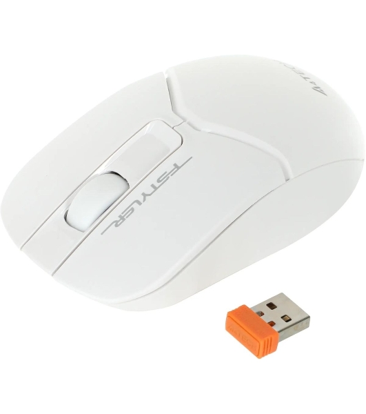 Комплект клавиатура+мышь A4Tech FStyler FG1012 беспроводной, USB, 1200 DPI, белый