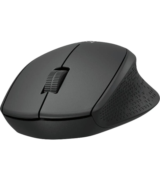 Мышь беспроводная Logitech M280 черный, 1000 dpi, радиоканал, USB, кнопки - 3