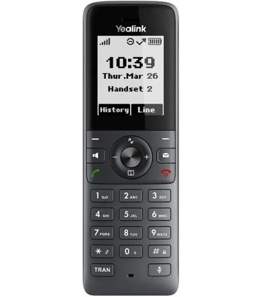 Телефон DECT-трубка Yealink W71H, экран 1.8', FNR, для W70B/W71P/W73P/W74P/W76P/W79P/W75/W80/W90