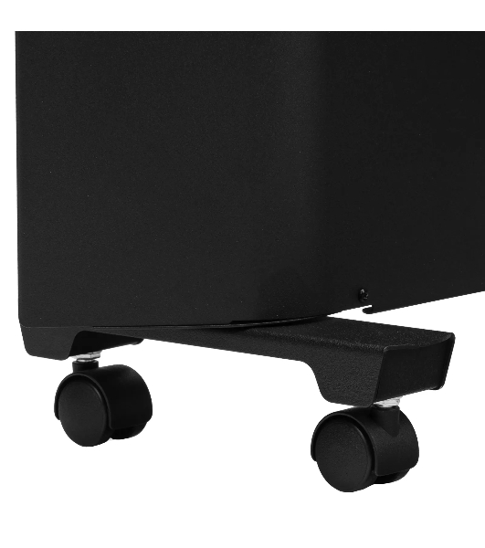 Конвектор электрический Denzel XCE-1500B черный, 1500 Вт, 20 м2, термостат