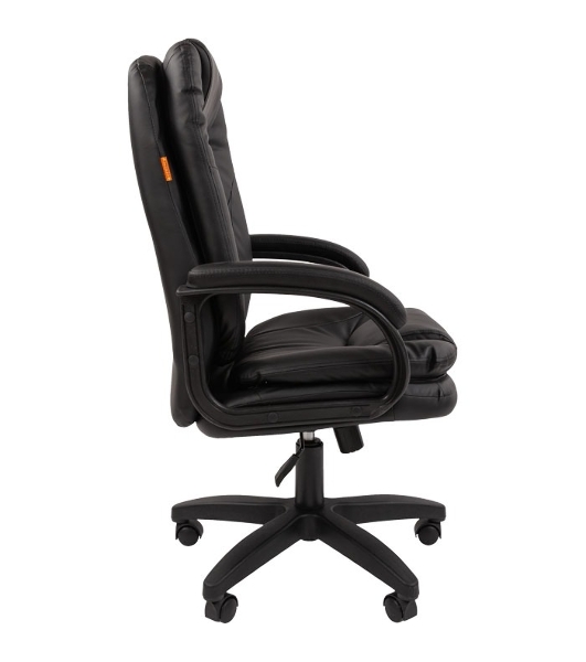 Кресло Chairman 668 LT NEW черный, экокожа, 120 кг