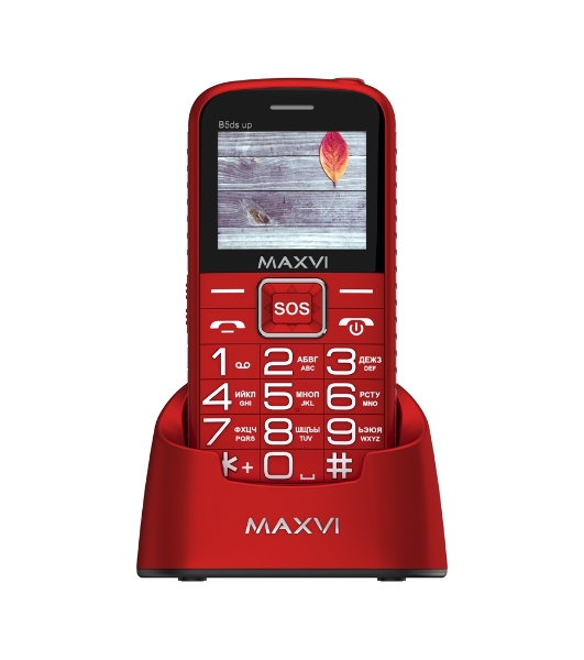 Мобильный телефон Maxvi B5ds up красный