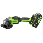 Углошлифовальная машина Greenworks GD24AG 10500об/мин рез.шпин.:M14 d=125мм (3200207CUG), фото3