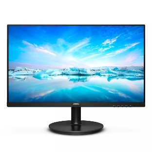 Монитор 27' Philips 271V8LA VA 1920x1080, 75 Гц, 4 мс, 16:9, 250 кд/м2, 1xHDMI, 1xVGA, 1x3.5 мм, черный