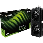 Видеокарта Palit GeForce RTX 5050 DUAL, NVIDIA RTX 5050, 8 ГБ GDDR6, 128 бит, PCI-e 5.0, 1xHDMI, 3xDP, 2572 МГц, фото2