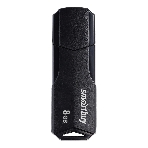 Флешка USB Smartbuy CLUE Black (SB8GbCLU-K), 8Gb, USB 2.0, R/W 20/10, черный, фото 1