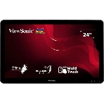 Монитор 23.6' ViewSonic TD2430 VA 1920x1080, сенсорный, 60 Гц, 5 мс, 16:9, 200 кд/м2, 1xHDMI, 1хDP, 1хVGA, USB 3.0, 1x3.5 мм, черный, фото 1