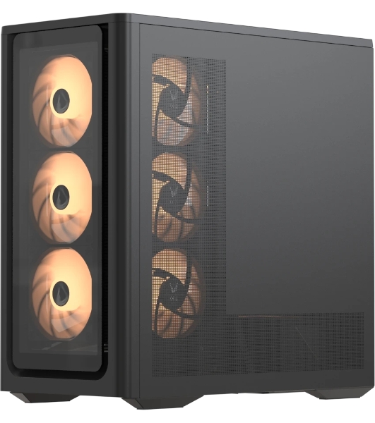 Компьютерный корпус Aerocool \ Formula V Line Air Power G9 DUO PA Black, ATX, TYPE-C*1, USB3.0*2, MESH/GLASS FRONT PANEL, FRONT 3x PERFORMANCE ARGB, REAR 1x PERFORMANCE ARGB