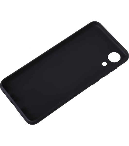 Чехол (клип-кейс) BoraSCO Silicone Case для Samsung Galaxy A03 Core черный (матовый)