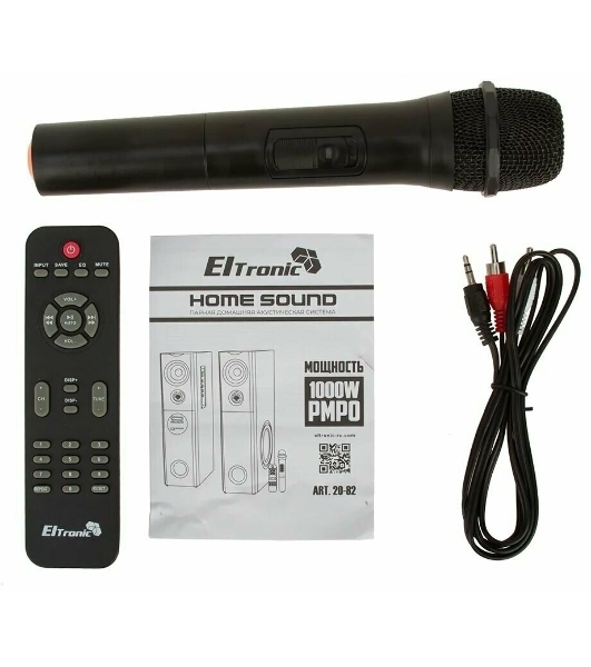 Колонка ELTRONIC 08' (20-82 HOME SOUND) динамик 6шт/2х8'; 2х4'; 2х1.5' комплект 2 колонки черный
