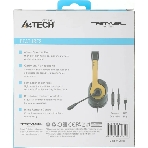 Гарнитура A4Tech Fstyler FH100U желтый/черный, проводная, фото3