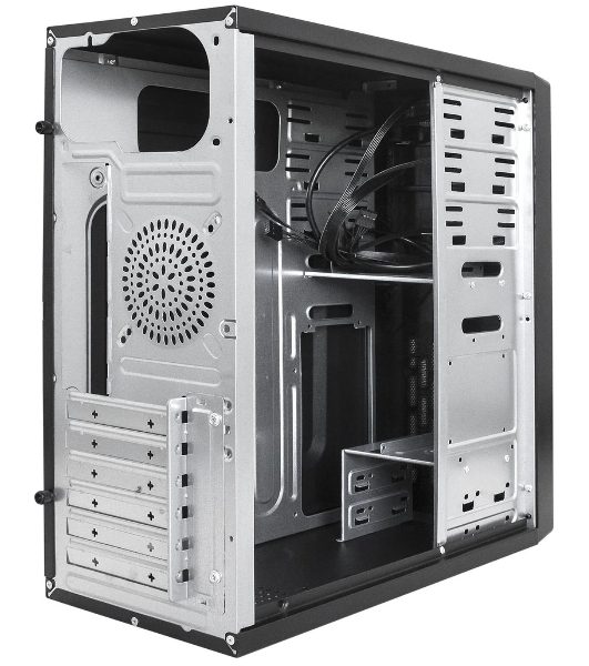 Компьютерный корпус Miditower ExeGate CP-606U-UNS450 (ATX, БП UNS450 с вент. 12см, 1хUSB/1хUSB 3.0, аудио)