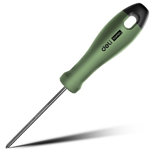 Отвертка Deli Крестовая отвертка ';Home Series Green'; Deli HT1203L PH0x75мм Эксклюзивный дизайн, рукоятка из высококачественного софттач пластика