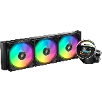 Система охлаждения Ocypus Sigma L36 BK ARGB, 360мм, LCD Pump 2.4', 3x120мм ARGB fans, LGA115X/1200/1700/18XX, AM4/AM5, фото 1