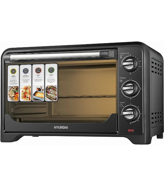 Мини-печь Hyundai MIO-HY092 35л. 1600Вт черный