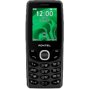 Мобильный телефон FONTEL FP250 черно-зеленый