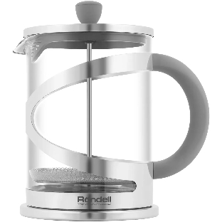 Френч-пресс Rondell Crystal Grey RDS-1669 (ST) стальной