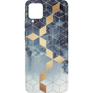 Чехол (клип-кейс) Gresso Meridian, для Samsung Galaxy A12, синий gr17aaae8939