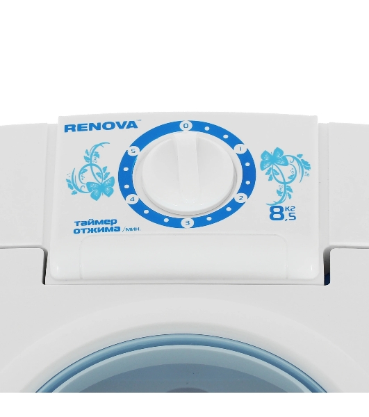 Центрифуга Renova SD-80TS1(P) белый/голубой, 8.5 кг, 1400 об/мин, 44 x 78 x 43 см