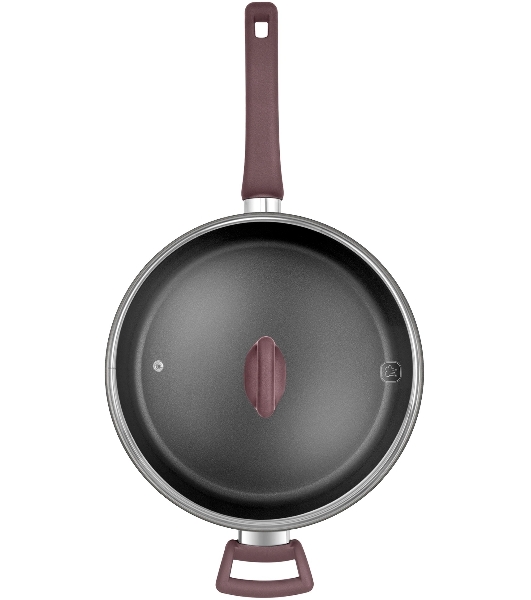 Сотейник Rondell Fest RDA-1526 d=28 см, (с крышкой) черный