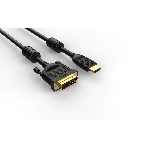 Кабель HDMI AM/DVI(24+1)M, 1.8м, CU, 1080P@60Hz, 2F, VCOM CG484GD-1.8M, фото 1