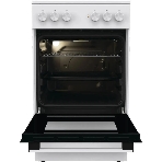 Плита электрическая Gorenje GEC5A12WG-B белый, конфорок 4 электрических, духовка 68 л, 50 см x 85 см x 59.4 см (без крышки), фото2