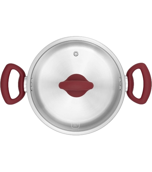 Кастрюля Rondell Heidi RDS-1114, 4.8л, с крышкой, 24см, сталь