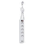 Сетевой фильтр QUMO Power Bar 5SP4U (P-0005), белый, фото8