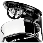 Чайник Centek CT-0019, 1100 Вт, стекло, черный и серебристый, фото4
