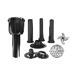 Мясорубка электрическая Centek CT-1607 серый, 3000 Вт, 3.0 кг/мин, реверс, металлический лоток, насадки - 5, фото5