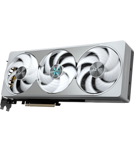 Видеокарта Gigabyte PCI-E 5.0 GV-N5080AERO OC-16GD 1.0 NVIDIA GeForce RTX 5080 AERO OC SFF 16Gb 256bit GDDR7 2730/30000 HDMIx1 DPx3 HDCP Ret
