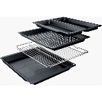 Электрический духовой шкаф Bosch HJG852YB0T Serie 6, 60 см, 66 л, черный,сенсорное управление, 8 режимов+AutoPilot 30(30 автоматических программ), LCD-дисплей, галогенное освещение, самоочистка EcoClean,Soft Open and Soft Close door,телескопические направляющие на 2 уровнях, фото4