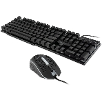 Комплект клавиатура+мышь Oklick 400GMK проводной, USB, 1200 DPI, чёрный, фото4