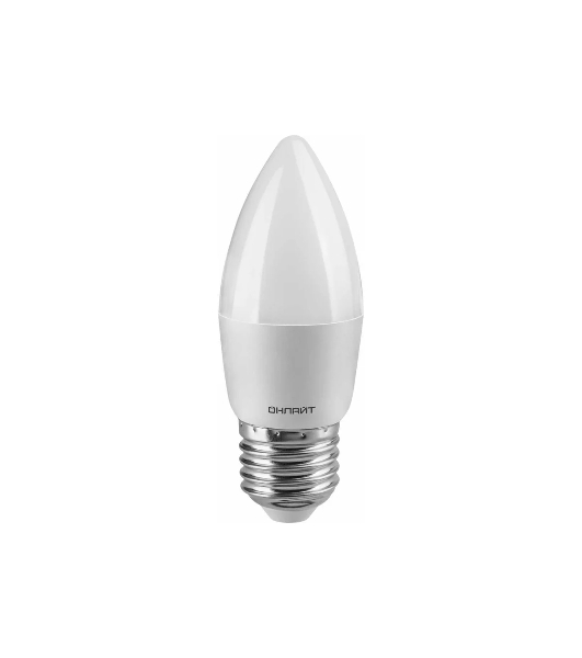 Лампа светодиодная ОНЛАЙТ 71635 OLL-C37-8-230-4K-E27-FR