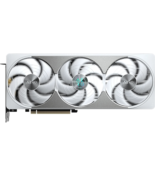 Видеокарта Gigabyte PCI-E 5.0 GV-N5080AERO OC-16GD 1.0 NVIDIA GeForce RTX 5080 AERO OC SFF 16Gb 256bit GDDR7 2730/30000 HDMIx1 DPx3 HDCP Ret