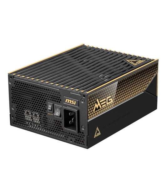Блок питания ПК MSI MEG Ai1600T PCIE5, 1600W, 80 PLUS Titanium, полностью модульный, ATX 3.1, PCIE5.1, RTL