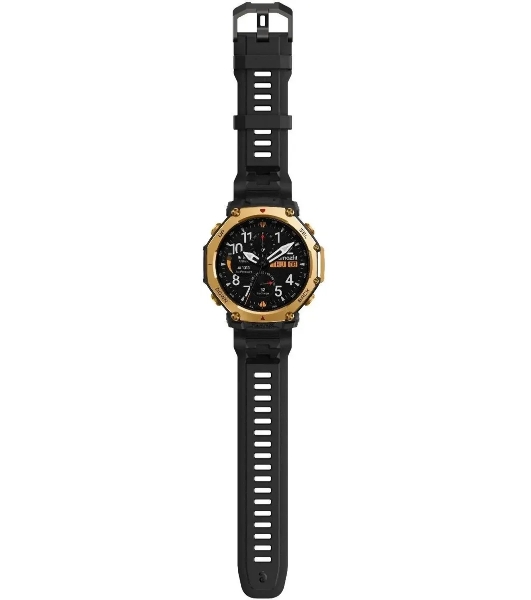 Умные часы Amazfit T-Rex 3 Pro A2549, 1.32' AMOLED, Wi-Fi, Bluetooth, 10ATM, золотистый / черный