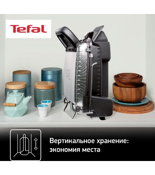 Гриль электрический Tefal GC306012 2000Вт серебристый