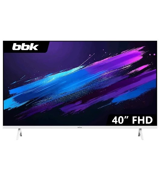 Телевизор BBK 40' 40LEM-1044 FTS2C белый DLED FHD 60Hz