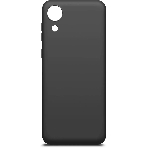 Чехол (клип-кейс) BoraSCO Silicone Case для Samsung Galaxy A03 Core черный (матовый), фото 1