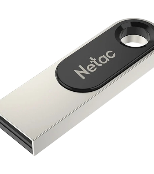 Флешка USB Netac U278 (NT03U278N-016G-32PN), 16Gb, USB 3.0, R/W 90/45, серебристый/черный