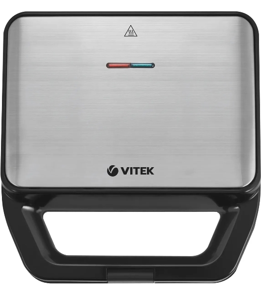 Вафельница Vitek VT-2626 850Вт черный/серебристый
