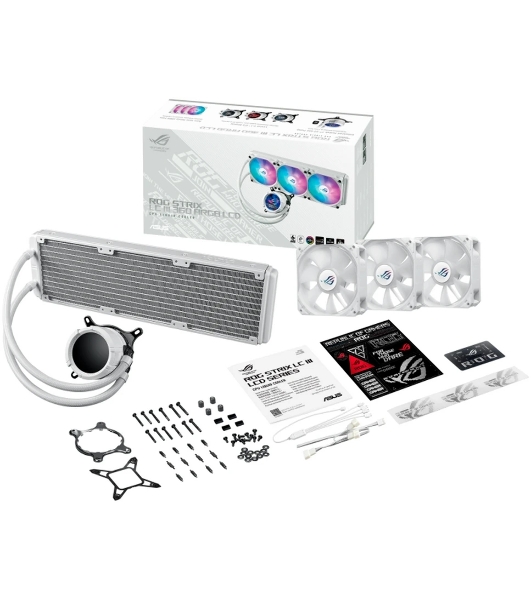 Система жидкостного охлаждения ASUS ROG STRIX LC III 360 ARGb LCD WHT