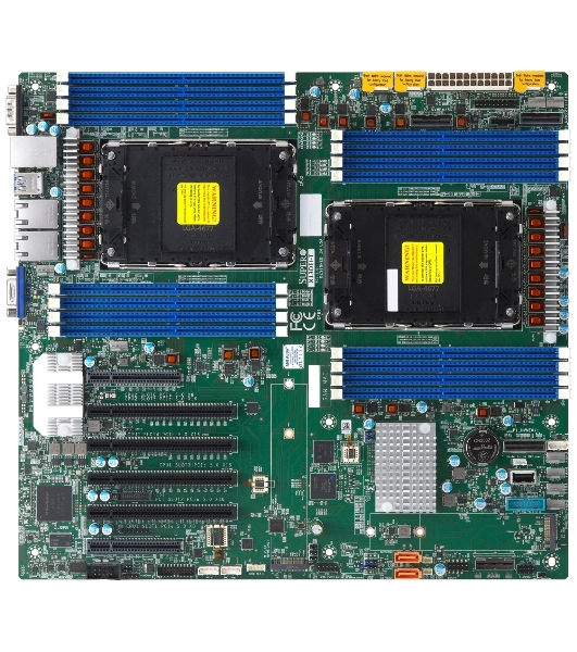 Материнская плата Supermicro MBD-X13DAI-T-B, сокет LGA4677, Intel C741, DDR5, 16xDDR5, 5xPCIe 5.0 x16, 2xM.2, 2xSATA, E-ATX